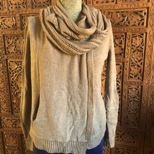 Velvet brand scarf neck sweater. Size Small.